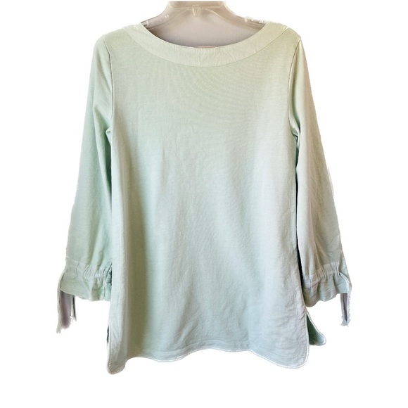 Soft Surroundings Mint Sweatshirt Tunic - Picture 1 of 8